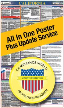 California All In One Poster + 3 Year Replacement Poster