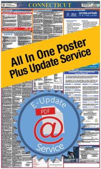 Connecticut All In One Poster + 1 Year E-Update Service
