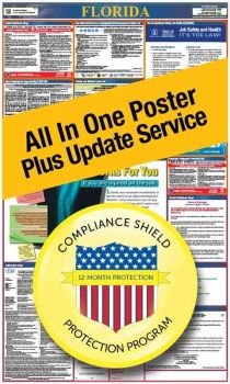 Florida All In One Poster + 3 Year Replacement Poster