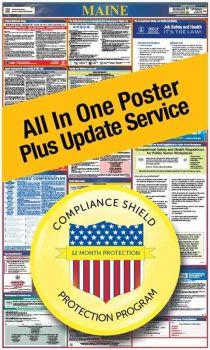 Maine All In One Poster + 3 Year Replacement Poster