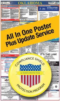 Oklahoma All In One Poster + 2 Year Replacement Poster