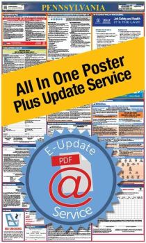 Pennsylvania All In One Poster + 3 Year E-Update Service