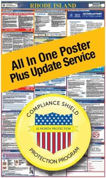 Rhode Island All In One Poster + 3 Year Replacement Poster