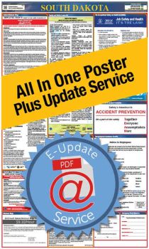 South Dakota All In One Poster + 3 Year E-Update Service