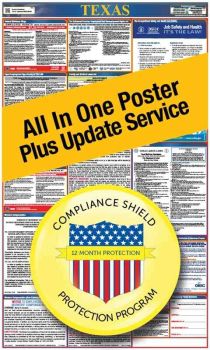 Texas All In One Poster + 3 Year Replacement Poster