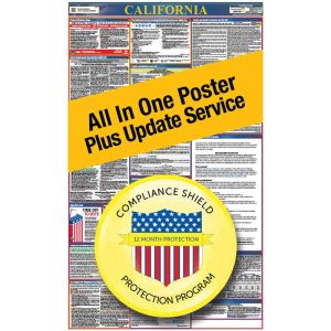 California All In One Poster + 1 Year Replacement Poster